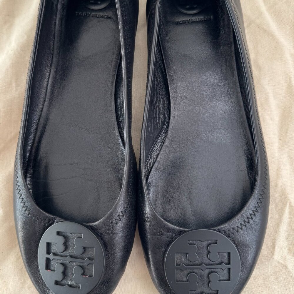 Black Tory Burch Flats